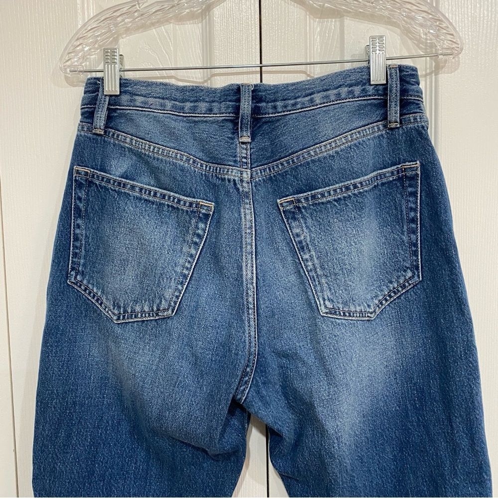 FRAME Denim Le Original Kessler Rips High rise Straight Leg sz 28 - Picture 7 of 13